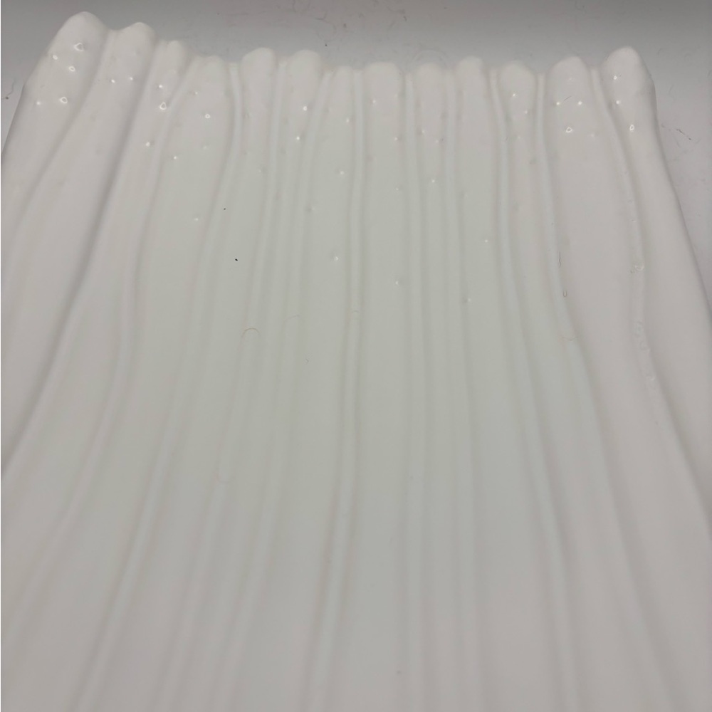 White Asparagus Ceramic Tray/Plate - Picture 3 of 10